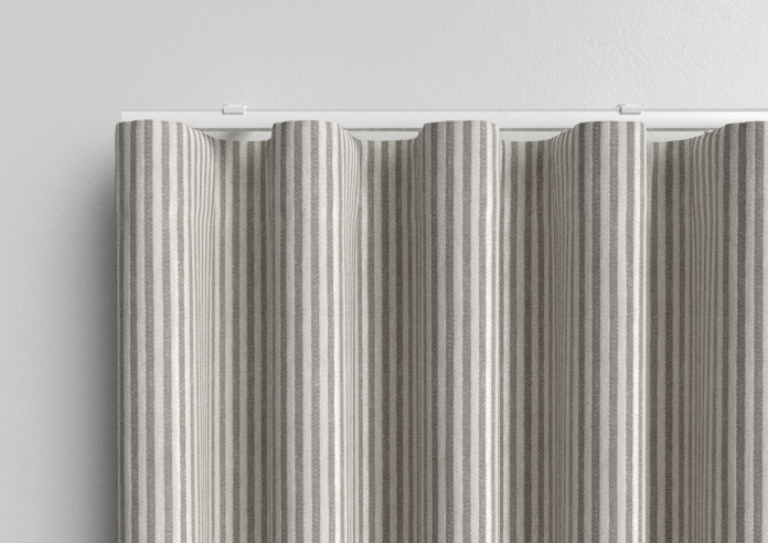 Emily Bond Oscar Stripe, Smoke - Made to Measure Curtains - Image 13